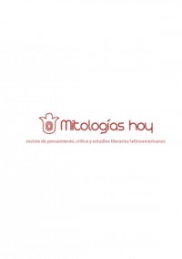Mitologias Hoy-revista De Pensamiento Critica Y Estudios Literarios Latinoameric